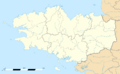 Bretagne region location map
