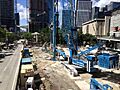 Brickell Flatiron construction site groundwork