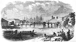 Archivo:Bridge of Binondoc in Manila, early 1800s