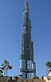 Burj Dubai Under Construction on 10 December 2007