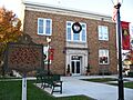 Cadiz courthouse with sign