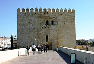 Archivo:Calahorra Tower from the roman bridge - Córdoba