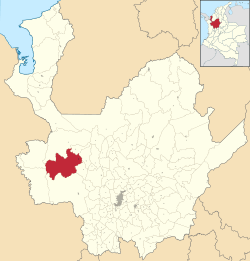 Frontino ubicada en Antioquia