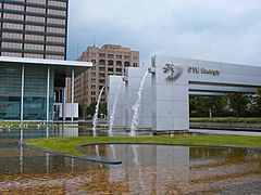 DTE Headquarters Campus Urban Oasis Gardens Front