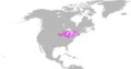 Emys blandingii distribution