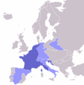 Europe map Napoleon 1811
