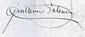 Firma del Maestro Valencia
