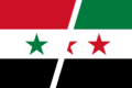 Flag of Syria (2011 combined)