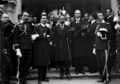 Francisco I. Madero y José María Pino Suárez en los funarales de Justo Sierra