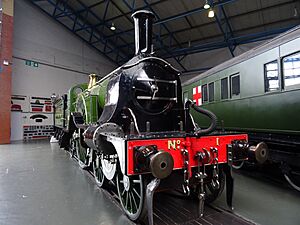Archivo:GNR 4-2-2 Stirling Single No.1 National Railway Museum