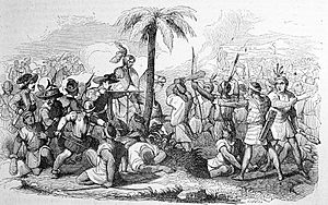 Historia de la conquista del Perú, 1851 "Ataque en las llanuras de Riobamba". (3971678726).jpg