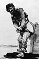 Hombre con grilletes (dibujo de Goya)