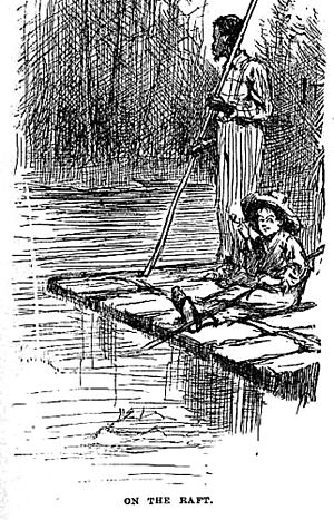 Archivo:Huck and jim on raft