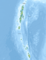 India Andaman and Nicobar Islands relief map