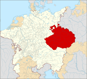 Archivo:Locator Lands of the Bohemian Crown within the Holy Roman Empire (1618)