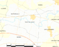 Map commune FR insee code 11437