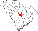 Map of South Carolina highlighting Calhoun County.svg