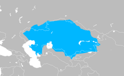 Map of the Kazakh Khanate 18th century.png