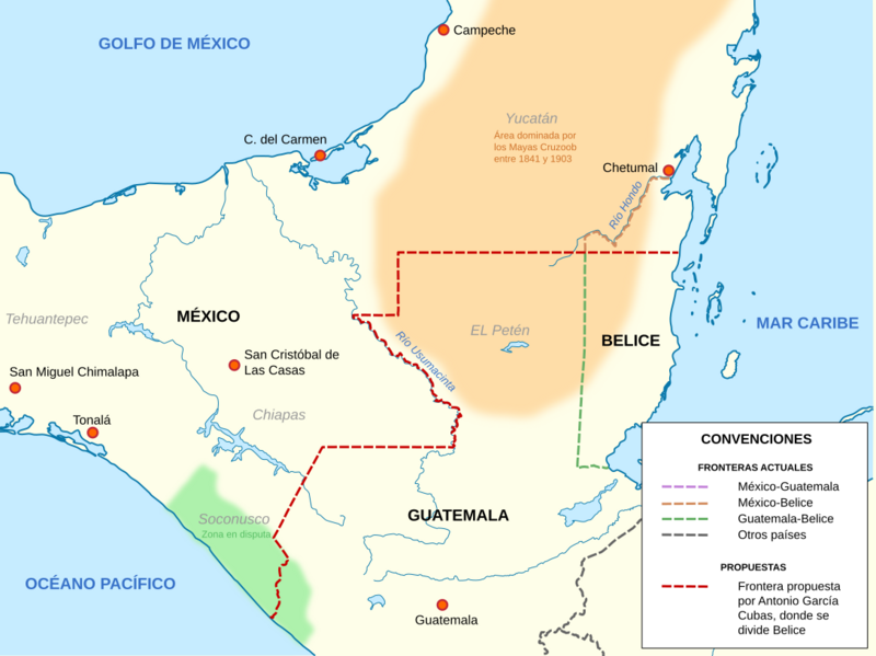Archivo: Mapa de la frontera México-Guatemala (1866 mexicana)