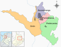 Mapa del área metropolitana de Bucaramanga.svg