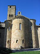 Monasterio de Leyre, ábside de la iglesia