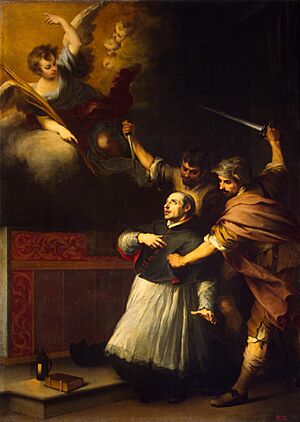Archivo:Murillo - Death of the Inquisitor Pedro de Arbues, circa 1664