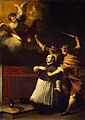 Murillo - Death of the Inquisitor Pedro de Arbues, circa 1664
