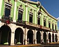 Palacio de Gobierno in green - Merida Yuc Mex
