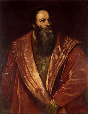 Archivo:Portrait of Pietro Aretino (by Titian) - Pitti Palace