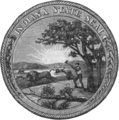 Seal of Indiana (1879-1899)