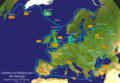 Territories and voyages of the Vikings german