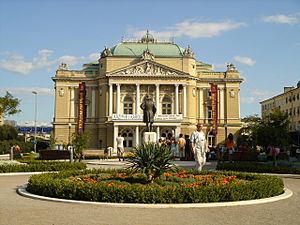 Archivo:Theatre of Ivan pl. Zajc, Rijeka