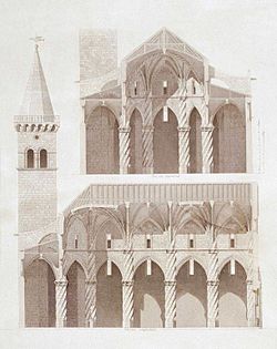 Archivo:1878. Iglesia de Santiago. Alzado