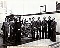 1936. La Unión Nacional Estudiantil rinde homenaje al Libertador