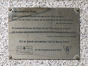 Archivo:314 A Montserrat Roig, l'Amical de Mauthausen