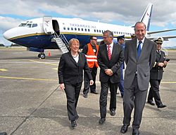 Archivo:Alcalde Saavedra dio bienvenida a la presidenta Bachelet en su visita a la Región (4016724261)