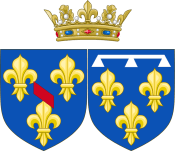Armoiries de Condé et d'Orléans.svg