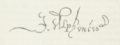 Assinatura de João Alfonso