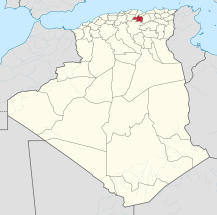 Bordj Bou Arreridj in Algeria 2019.svg