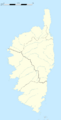 Corse region location map