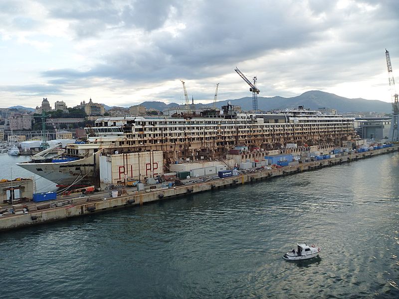 Costa Concordia Abwracken