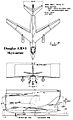 Douglas A3D-1 BuAer 3 side view