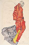 Egon Schiele - Den Künstler hemmen ist ein verbrechen, es heisst keimendes Leben Morden - 23-04-1912