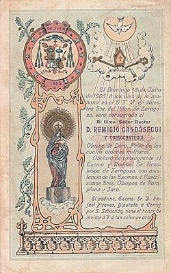 Archivo:Escudo episcopal de Remigio Gandásegui y Gorrochátegui