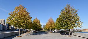 Archivo:FDR Four Freedoms Park New York October 2016 panorama