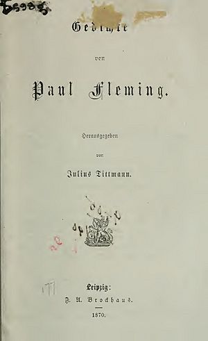 Archivo:Fleming, Paul – Gedichte, 1870 – BEIC 2799100