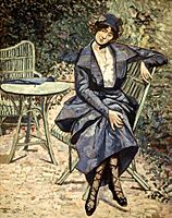 Georgette Agutte - The blue Dress