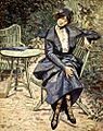 Georgette Agutte - The blue Dress