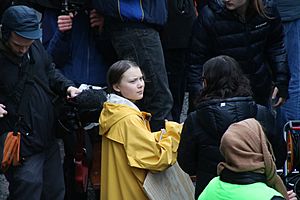 Archivo:Greta Thunberg på Mynttorget, Stockhom