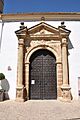 Iglesia Parroquial de la Encarnación del Hijo de Dios - frontón entrada principal